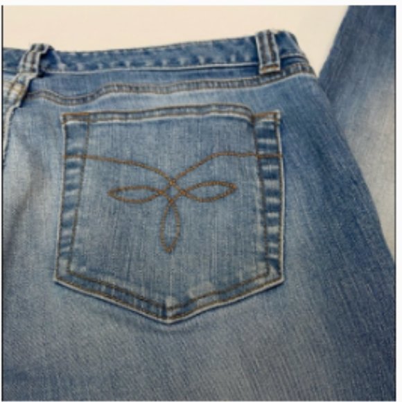 Chaps Blue Denim Jeans Size 4‎ - Picture 4 of 5